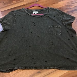 American Eagle Distressed T Shirt